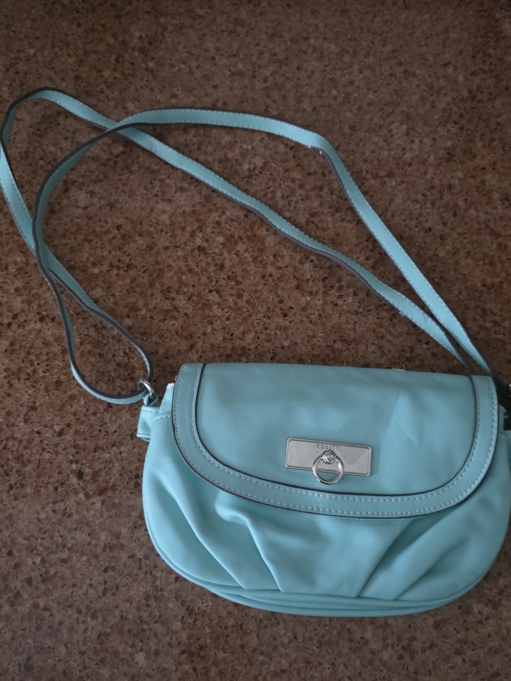Rosetti Aqua Blue Crossbody Bag